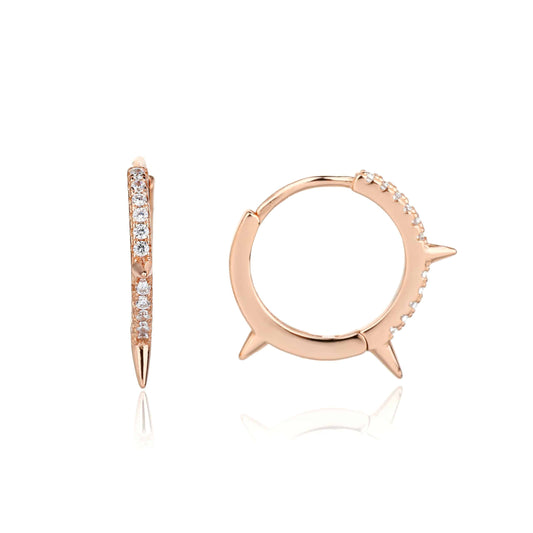 עגיל ZSI044-2-רוז גולד-רוז גולד