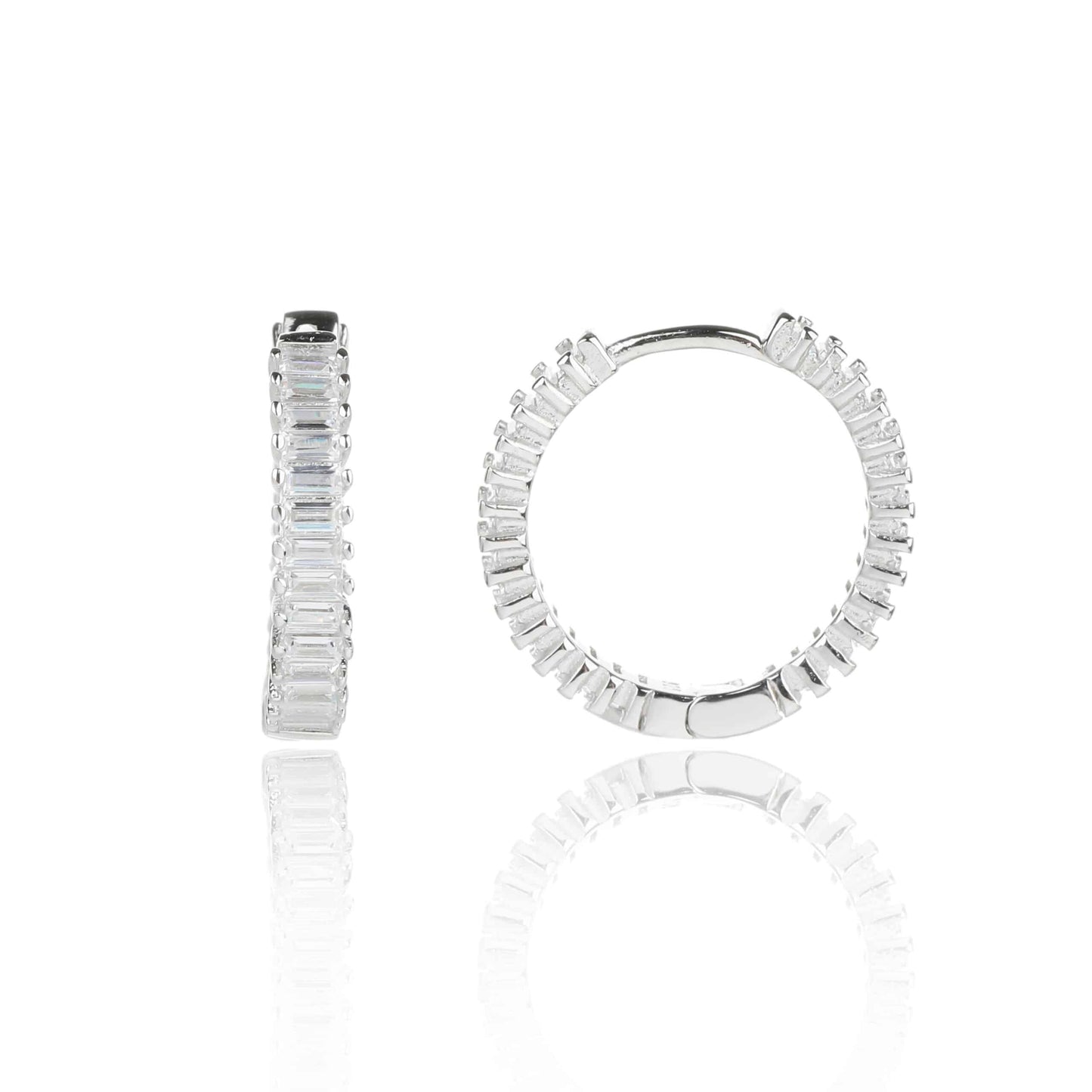 עגיל LOZ035-1-כסף-כסף