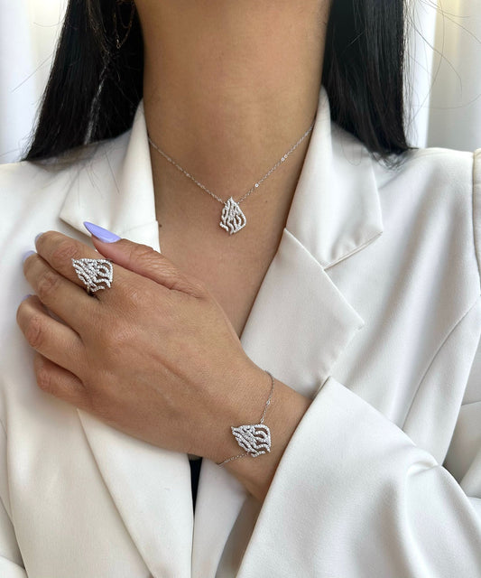 צמיד האש שלי כסף